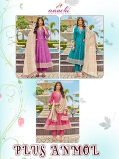 Aanchi plus anmol designer kurti wholesaler in surat